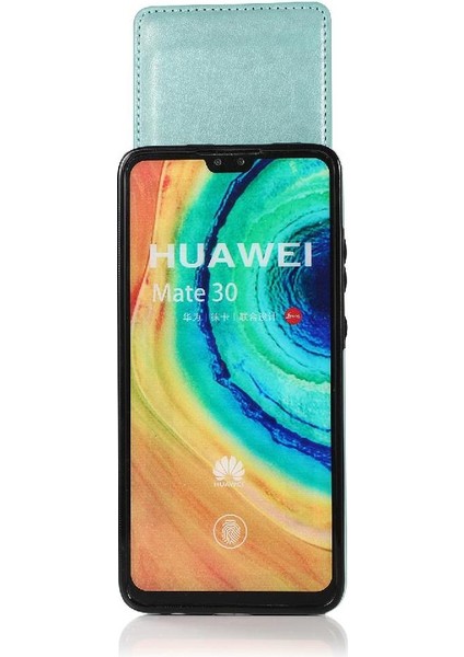 YH Market Huawei Mate 30 Manyetik Toka Kickstand Kart Tutucu ile Uyumlu (Yurt Dışından)