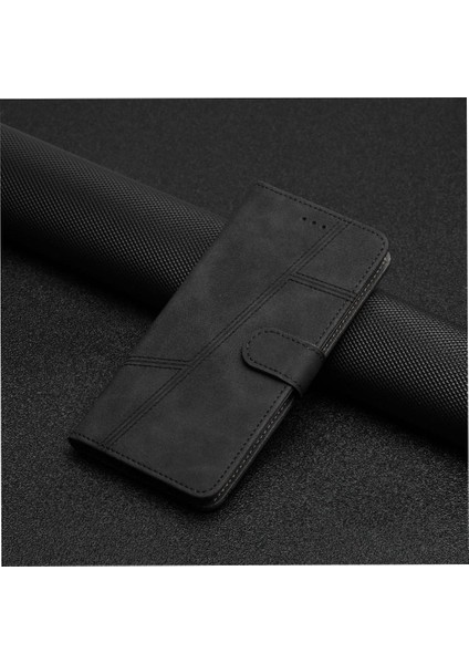 IPhone 13 Için Flip Case Pro Max Tam Koruma Bilek Kayışı Cüzdan Pu Flip (Yurt Dışından)