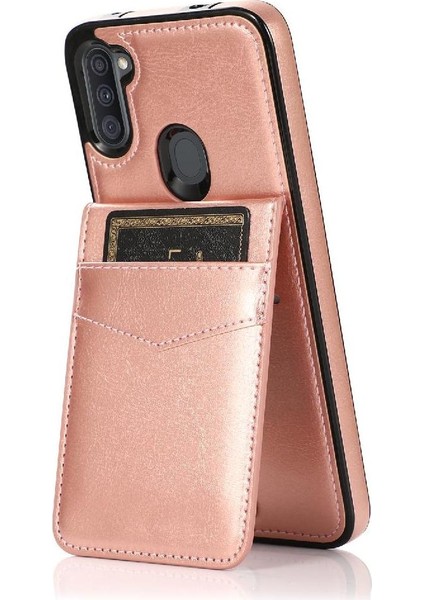 Kredi Premium Deri Manyetik ile Samsung Galaxy A11 ile Uyumlu (Yurt Dışından) fırsatları