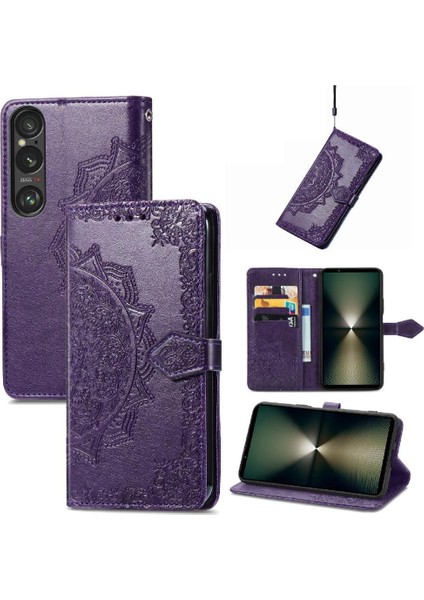 Sony Xperia 1 Vı Flip Kapak Için Flip Case Basit Iş Deri Kılıf (Yurt Dışından) fırsatları