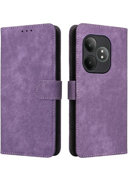Realme Gt Neo6 Pu Deri Manyetik Kapatma Kart Yuvaları Için Kılıf Kapak Çevirin (Yurt Dışından)