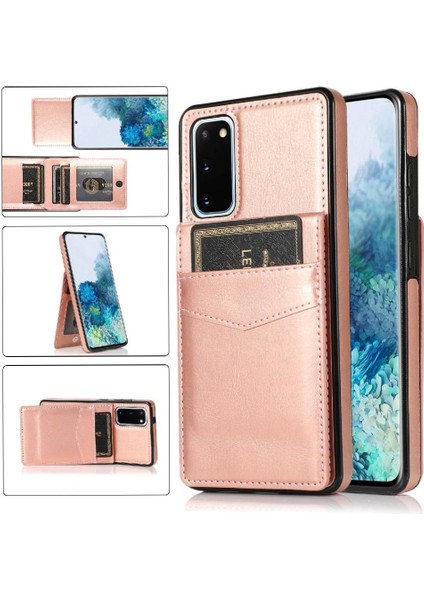Samsung Galaxy S20 Kılıf Cüzdan Manyetik Toka Kickstand ile Uyumlu (Yurt Dışından)