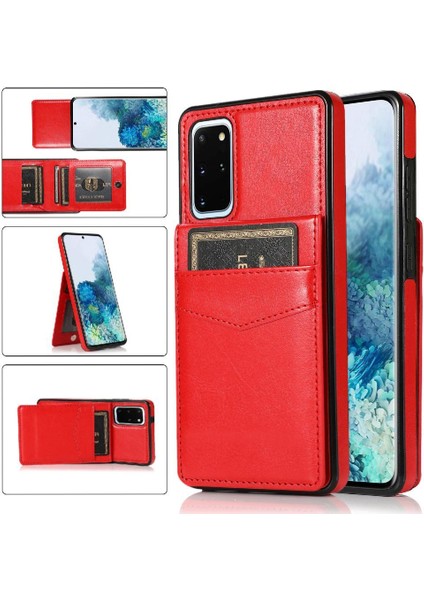 Samsung Galaxy S20 Artı Kart Tutucu Premium Deri Toka ile Uyumlu (Yurt Dışından)