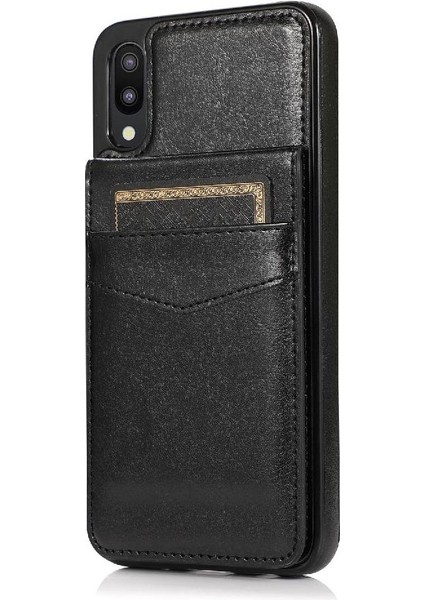 Samsung Galaxy A10E/A20E Kılıf Cüzdan Kart Tutucu ile Uyumlu (Yurt Dışından)
