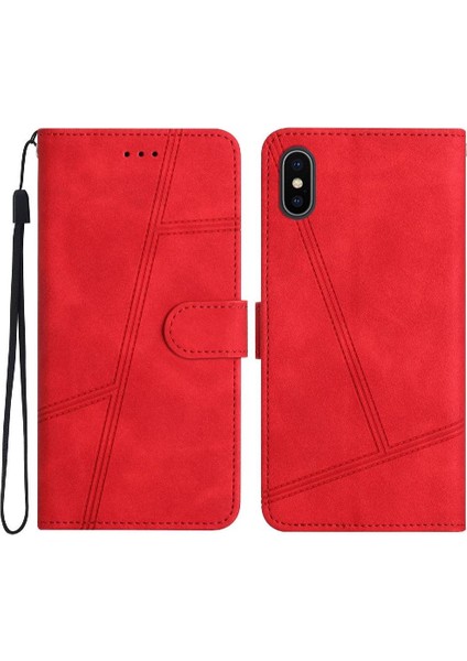 IPhone Xs Max Için Flip Case Kart Yuvaları Tutucu Manyetik Kapak Folio Bilek Pu (Yurt Dışından) indirimleri