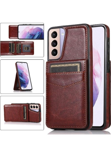Kredi Kartı Toka ile Samsung Galaxy S21 Premium Deri ile Uyumlu (Yurt Dışından) indirimleri