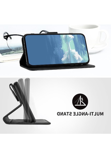 Kart Yuvası Standı Manyetik Kapak Flip Cüzdan ile Realme C65 Için Flip Case (Yurt Dışından)