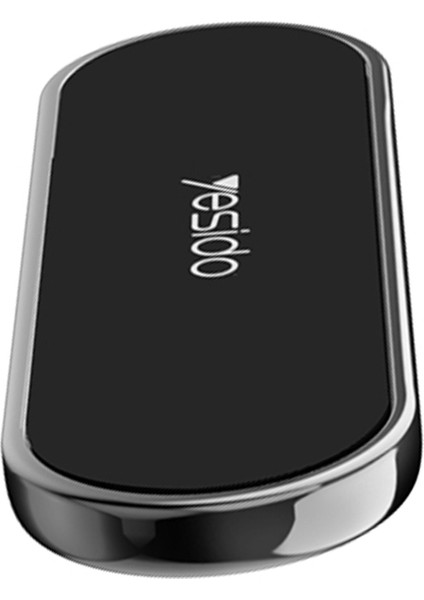 C83 Yapışlı Ayarlanabilir 3.5 İnç-6 İnç Cihazla Uyumlu Manyetik Telefon Tutucu - Siyah