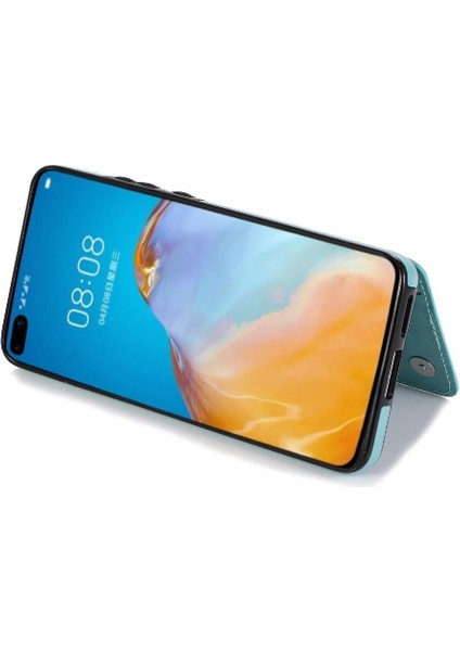 Huawei P40 Flip Darbeye Pu Deri Için Kart Tutucu Kılıf ile Cüzdan (Yurt Dışından) indirimleri