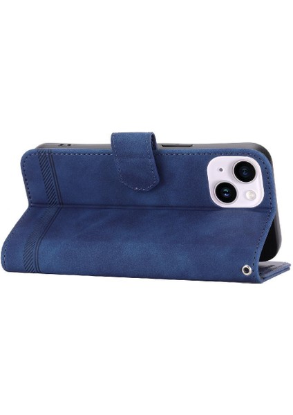 IPhone 14 Için Flip Case Artı Premium Kart Yuvaları Manyetik Kapatma Nakit (Yurt Dışından)