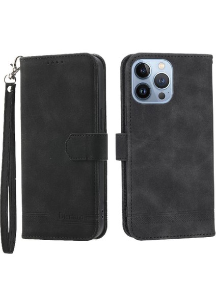 IPhone 13 Için Flip Case Pro Manyetik Kapatma Premium Kart Yuvaları Nakit (Yurt Dışından)