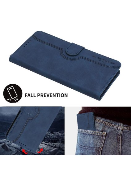 Motorola Edge 50 Pro Case Dahili Mıknatıs Kapak Premium Pu ile Uyumlu (Yurt Dışından)