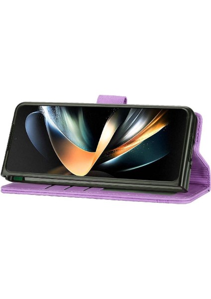 Samsung Galaxy Z Için Flip Case Fold 4 Premium Kart Yuvaları Nakit Cep (Yurt Dışından) modelleri