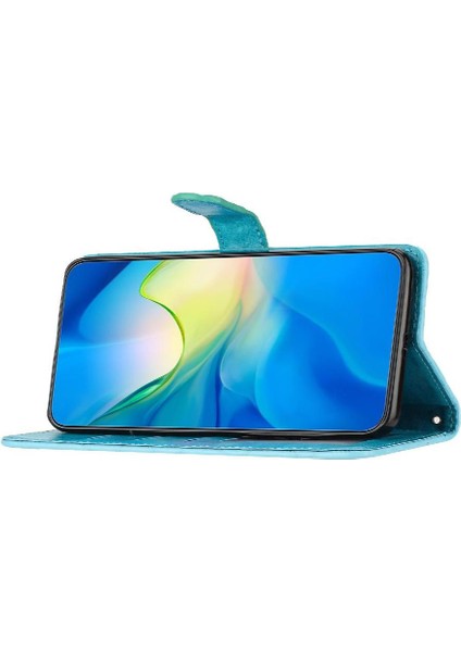 Samsung Galaxy A5 2018 Tpu Darbeye Manyetik Folio Kart Pu Için Flip Case (Yurt Dışından)