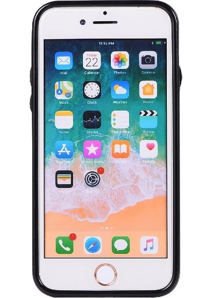 Cüzdan Kılıf IPhone 6/6s Çift Manyetik Toka Pu Deri Kart Yuvaları (Yurt Dışından)