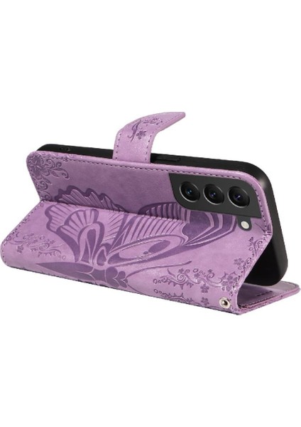 Kredi Kartı Yuvası Ayrılabilir El ile Samsung Galaxy S22 Için Flip Case (Yurt Dışından) modelleri