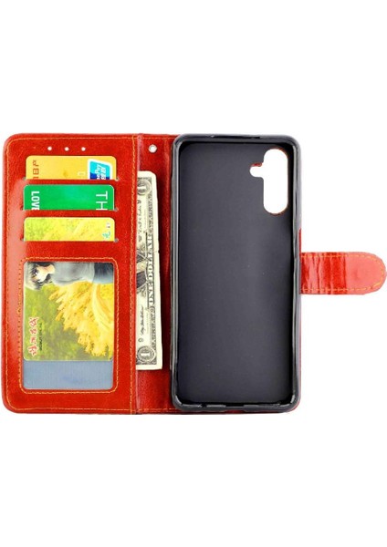 Nokia G20 Için Flip CASE/G10 Darbeye Kart Tutucu Kickstand Pu Deri (Yurt Dışından)