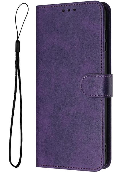 Kart Yuvası Saf Renk ile Toka ile Oneplus Nord Ce2 5g Için Flip Case (Yurt Dışından)