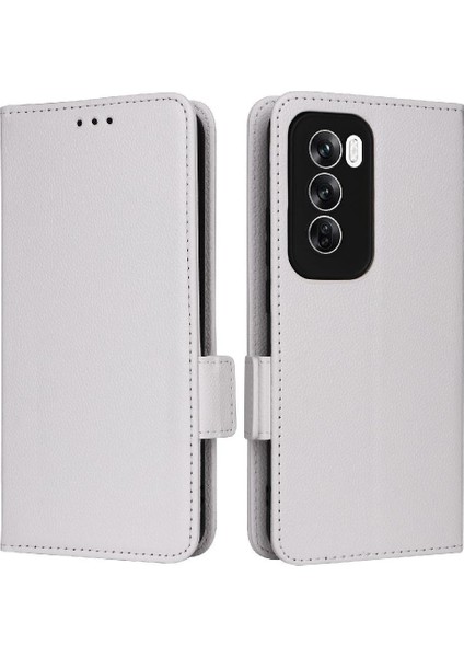 Oppo Oppo 12 Pro 5g Için Flip Case Yan Toka Pu Deri Kart Yuvaları Tutucu (Yurt Dışından)