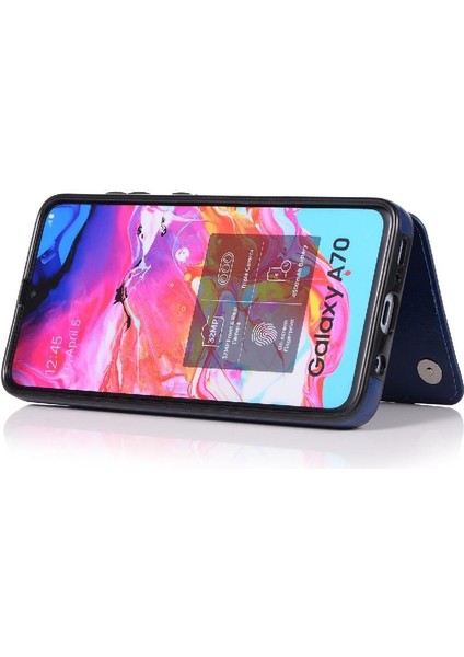 Kart ile Samsung Galaxy A50/A50S Kickstand Pu Deri Için Cüzdan Kılıf (Yurt Dışından) fiyatları