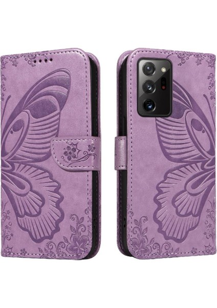 Samsung Galaxy Not 20 Için Flip Case Ultra Ayrılabilir El Kayışı Kabartmalı (Yurt Dışından)