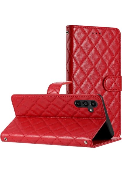 Samsung Galaxy A15 Için Flip Case 4g/5g Manyetik Folio Kickstand Tpu Pu (Yurt Dışından)