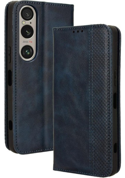 Sony Xperia 1 Ⅵ Manyetik Kapatma Pu Deri Cüzdan Için Kılıf (Yurt Dışından)