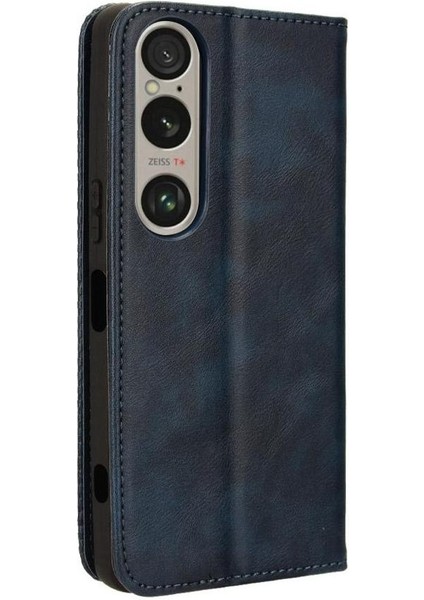 Sony Xperia 1 Ⅵ Manyetik Kapatma Pu Deri Cüzdan Için Kılıf (Yurt Dışından)