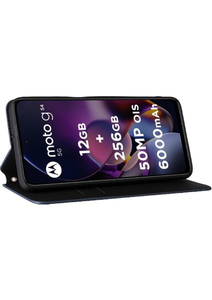 Motorola Moto G54 5g Pu Deri Kart Yuvaları Tutucu Manyetik 3D (Yurt Dışından) modelleri