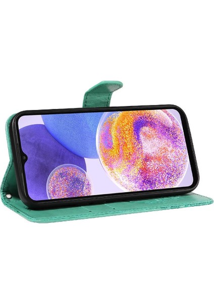 Samsung Galaxy Flip 5G/A52S 5g Ayrılabilir El Kayışı Kabartmalı Için Flip Case (Yurt Dışından)
