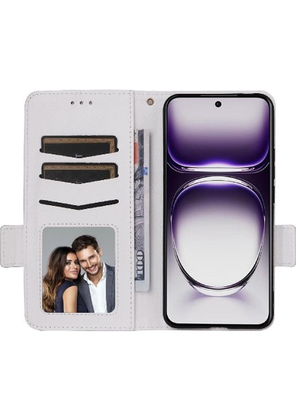 Oppo Oppo 12 Pro 5g Için Flip Case Yan Toka Pu Deri Kart Yuvaları Tutucu (Yurt Dışından)