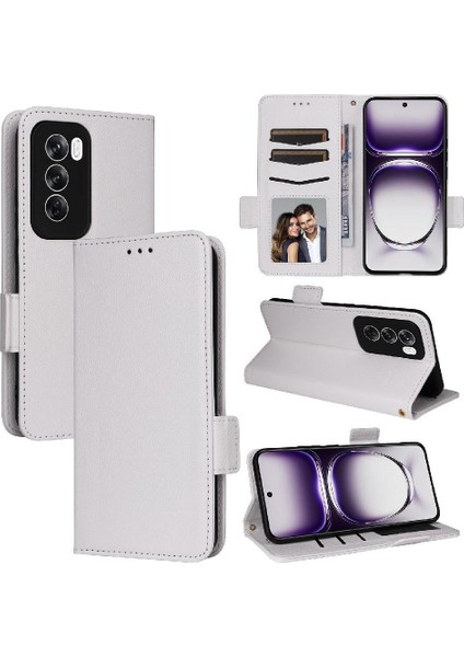 Oppo Oppo 12 Pro 5g Için Flip Case Yan Toka Pu Deri Kart Yuvaları Tutucu (Yurt Dışından)