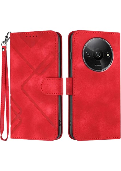 Kart Yuvası Standı ile Xiaomi Redmi A3 Için Flip Case Cüzdan Pu Deri (Yurt Dışından)