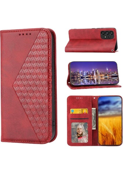 Xiaomi 11T Için Flip CASE/11T Pro Cüzdan Standı El Kayışı Günlük Kullanım Eşkenar Dörtgen (Yurt Dışından)