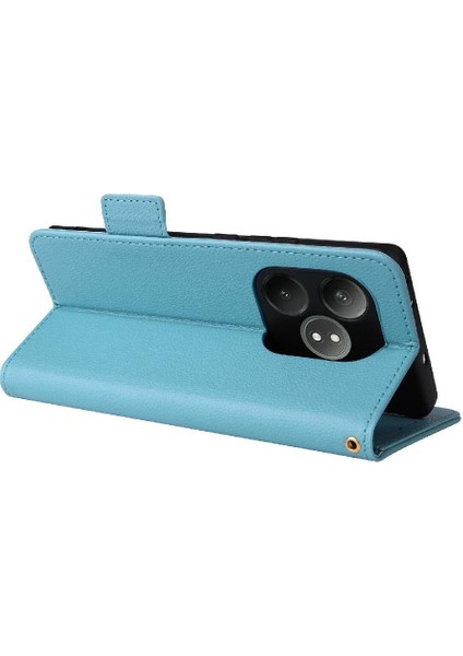 Realme Gt 6t Manyetik Pu Deri Kart Yuvaları Tutucu Cüzdan Için Flip Case (Yurt Dışından)