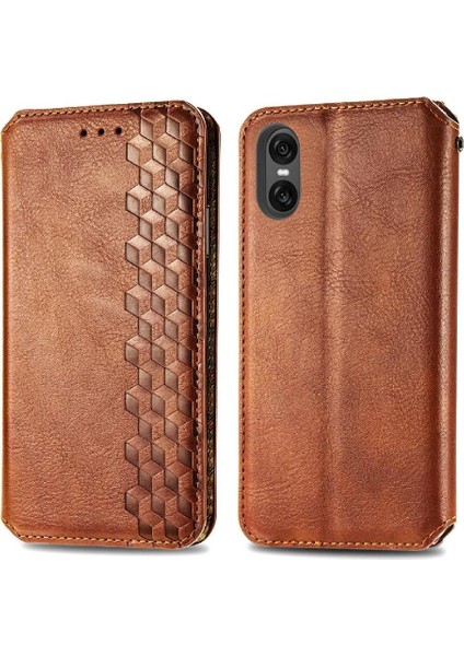 Sony Xperia 10 Vi Için Flip Case Moda Tasarımı Zarif Iş Çevirme (Yurt Dışından)