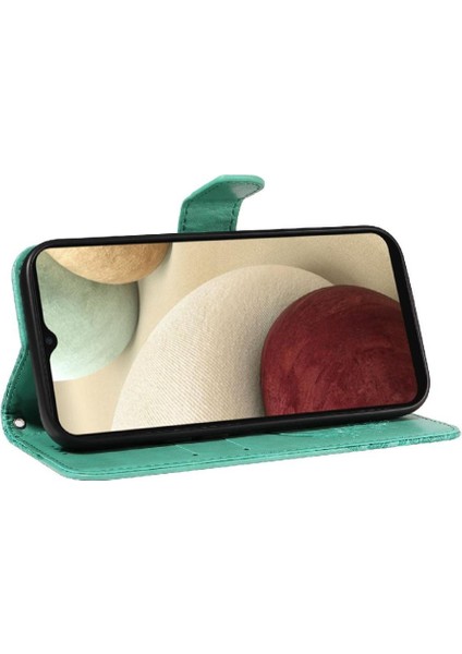 Samsung Galaxy A12 5g Için Flip Case Kredi Kartı ile Ayrılabilir El Kayışı (Yurt Dışından) indirimleri