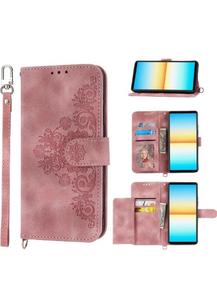 Sony Xperia 5 Iv Darbeye Çoklu Kredi Kartı Yuvaları Için Flip Case (Yurt Dışından)