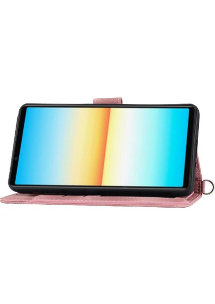 Sony Xperia 5 Iv Darbeye Çoklu Kredi Kartı Yuvaları Için Flip Case (Yurt Dışından)