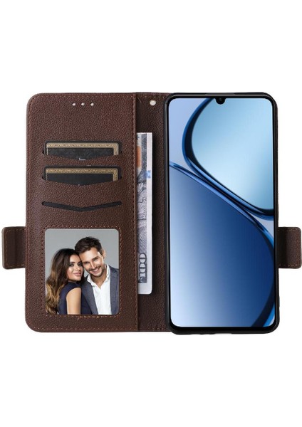 Realme C61 4g Pu Deri Manyetik Kart Yuvaları Tutucu Cüzdan Için Flip Case (Yurt Dışından) indirimleri