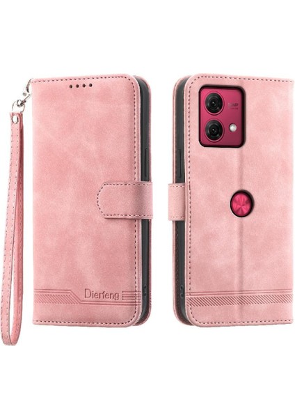 Motorola Moto G84 Manyetik Kapatma Nakit Cep Premium Kart Için Flip Case (Yurt Dışından)