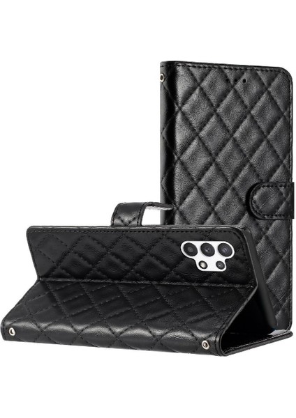Samsung Galaxy A13 4g Tpu Darbeye Manyetik Folio Pu Kart Için Flip Case (Yurt Dışından)