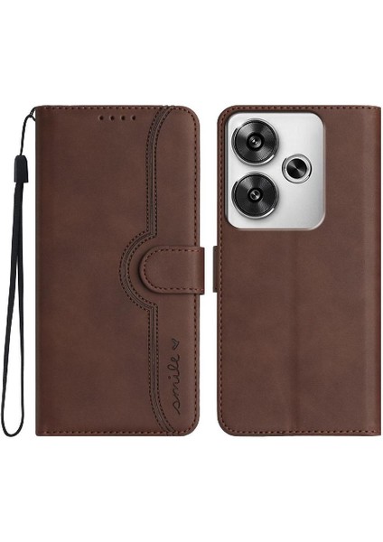 Xiaomi Poco F6 Kılıf Premium Pu Dahili Mıknatıs Kapak Cüzdan ile Uyumlu (Yurt Dışından)