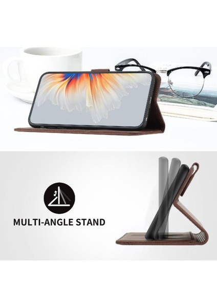 Xiaomi Poco F6 Kılıf Premium Pu Dahili Mıknatıs Kapak Cüzdan ile Uyumlu (Yurt Dışından)