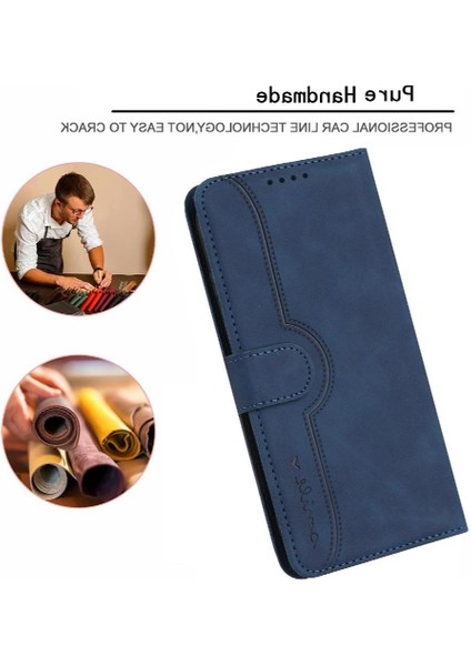 Xiaomi Poco F6 Kılıf Premium Pu Dahili Mıknatıs Kapak Cüzdan ile Uyumlu (Yurt Dışından)