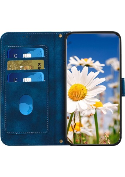 Cüzdan Kılıf IPhone 15 Pro Max Kart Tutucu Anti Scratch Pu Deri (Yurt Dışından)