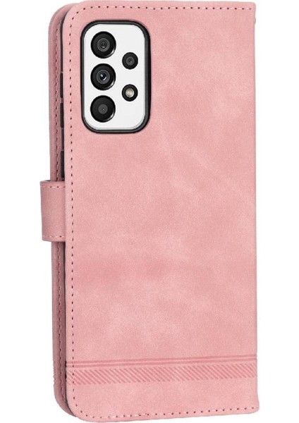 Samsung Galaxy A73 Kart Yuvaları Için Flip Case Bileklik Nakit Cep Prim (Yurt Dışından)