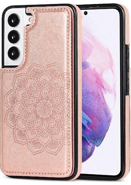 Samsung Galaxy S23 Artı Kabartmalı Mandala Için Kart Tutucu Kılıf ile Cüzdan (Yurt Dışından) indirimleri