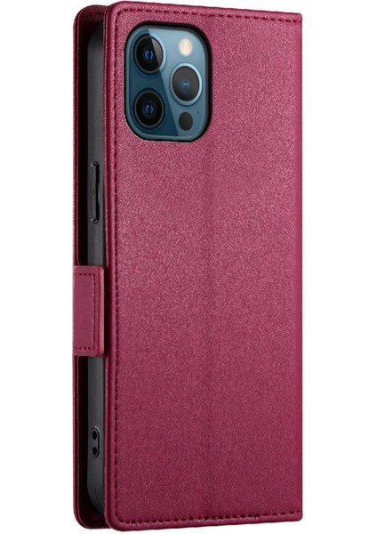IPhone 12 Için Flip Case Pro Max Günlük Kullanım Flip Cüzdan Kartvizit Yuvaları (Yurt Dışından)