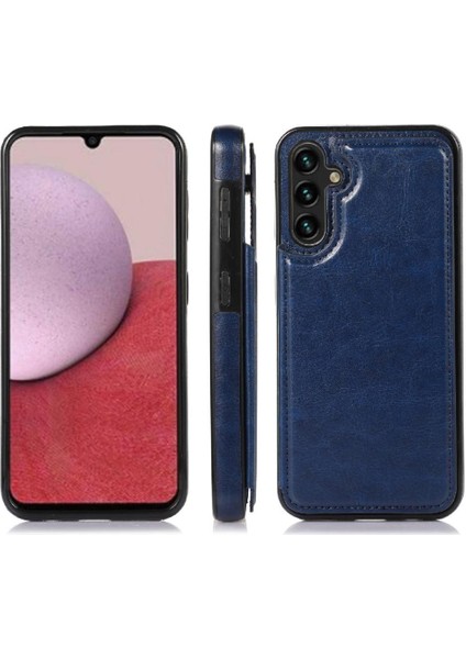 Samsung Galaxy A54 5g Kickstand Kart Yuvaları Için Cüzdan Kılıf Pu Deri (Yurt Dışından)